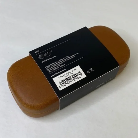 KOMONO Stella Tortoise/Silver Sunglasses NEW - Picture 11 of 15